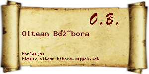 Oltean Bíbora névjegykártya